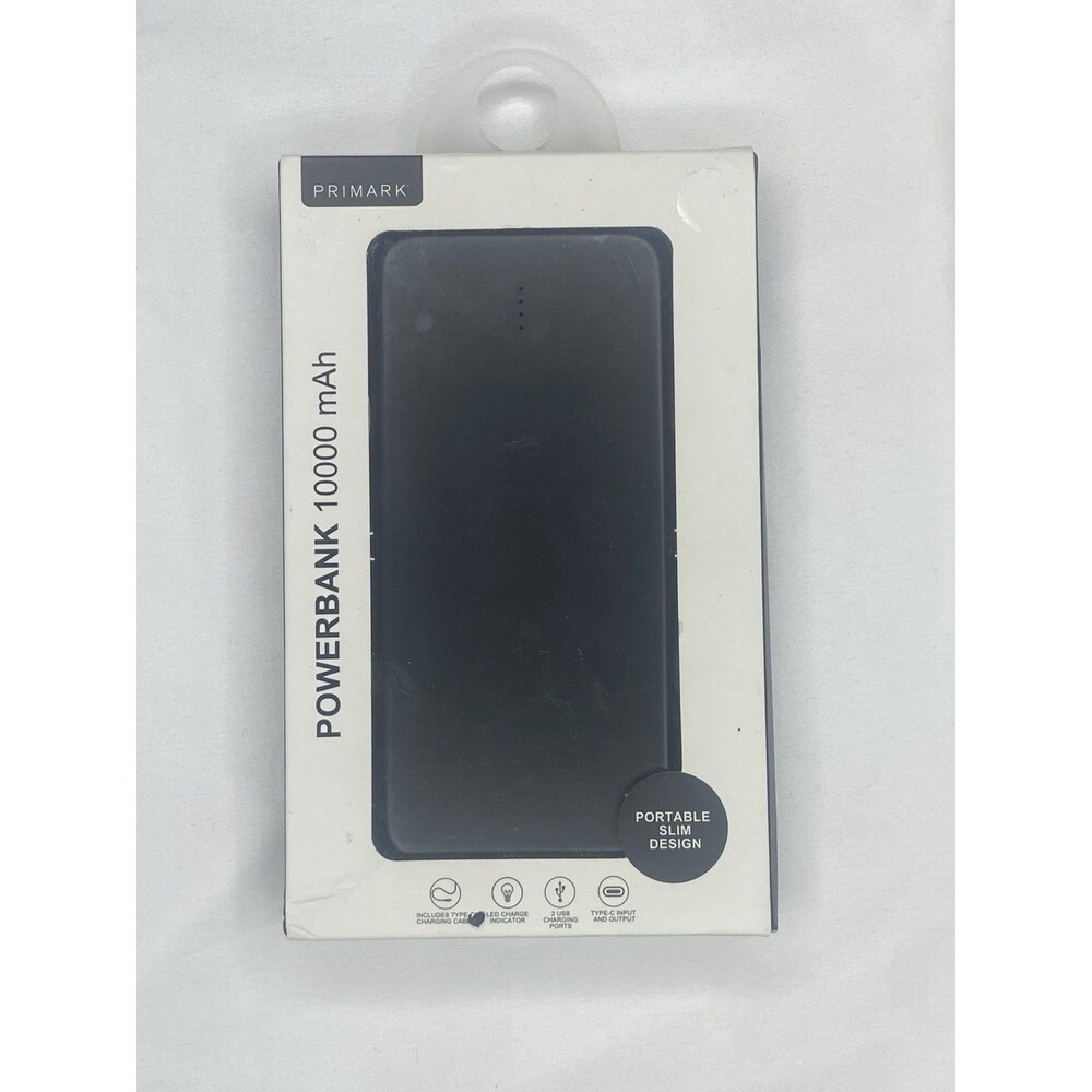 Power bank 10000mah Black